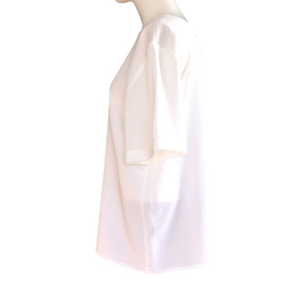Vintage TR Bentley size large white blouse - Picture 3 of 4